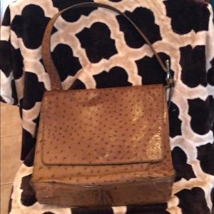 Colombo brown all leather bag